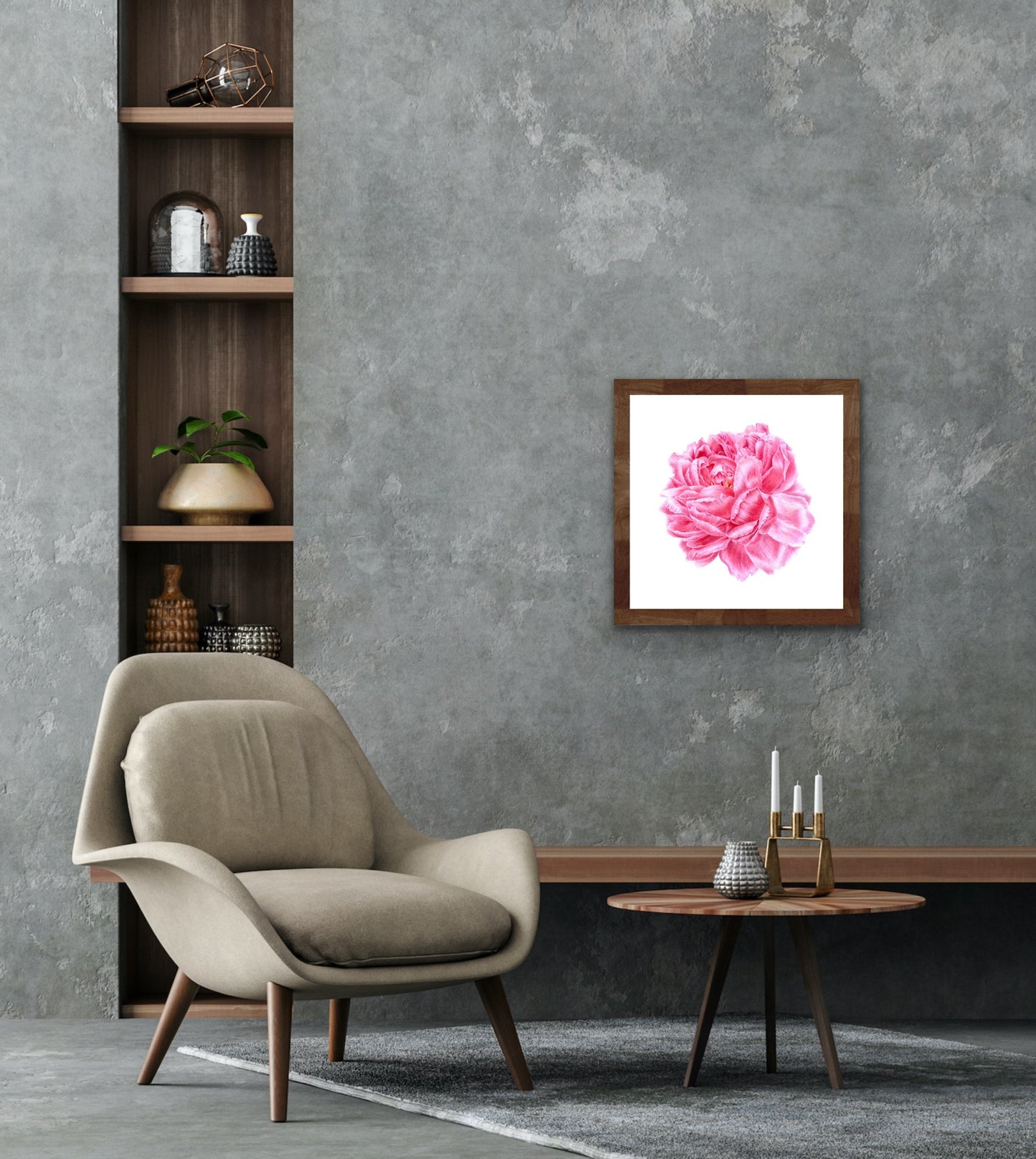 Pink Peony – Fine Art Print