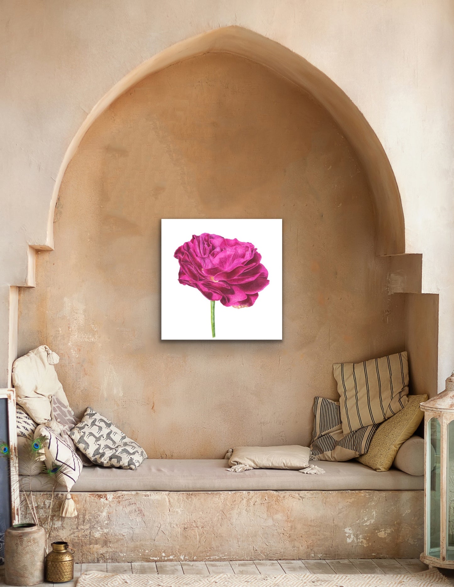 Rose Wild Blue Yonder – Fine Art Print